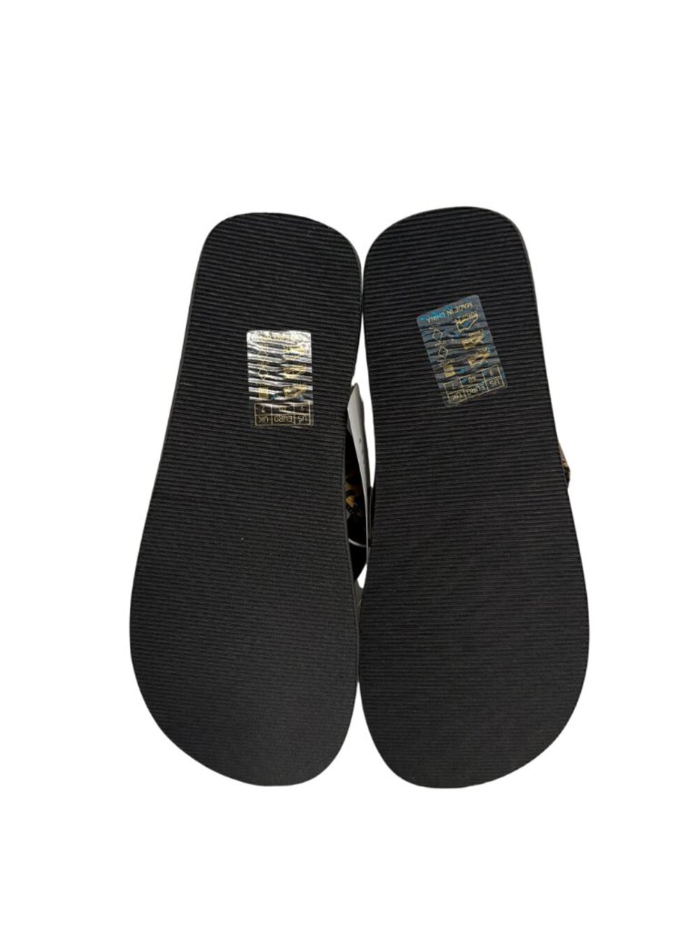 Capelli New York Leopard Print Flip Flops Sandales Beach Pool Shower Size 9 - Picture 6 of 7